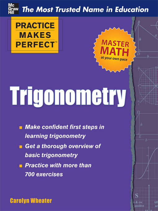 Title details for Trigonometry by Carolyn Wheater - Available